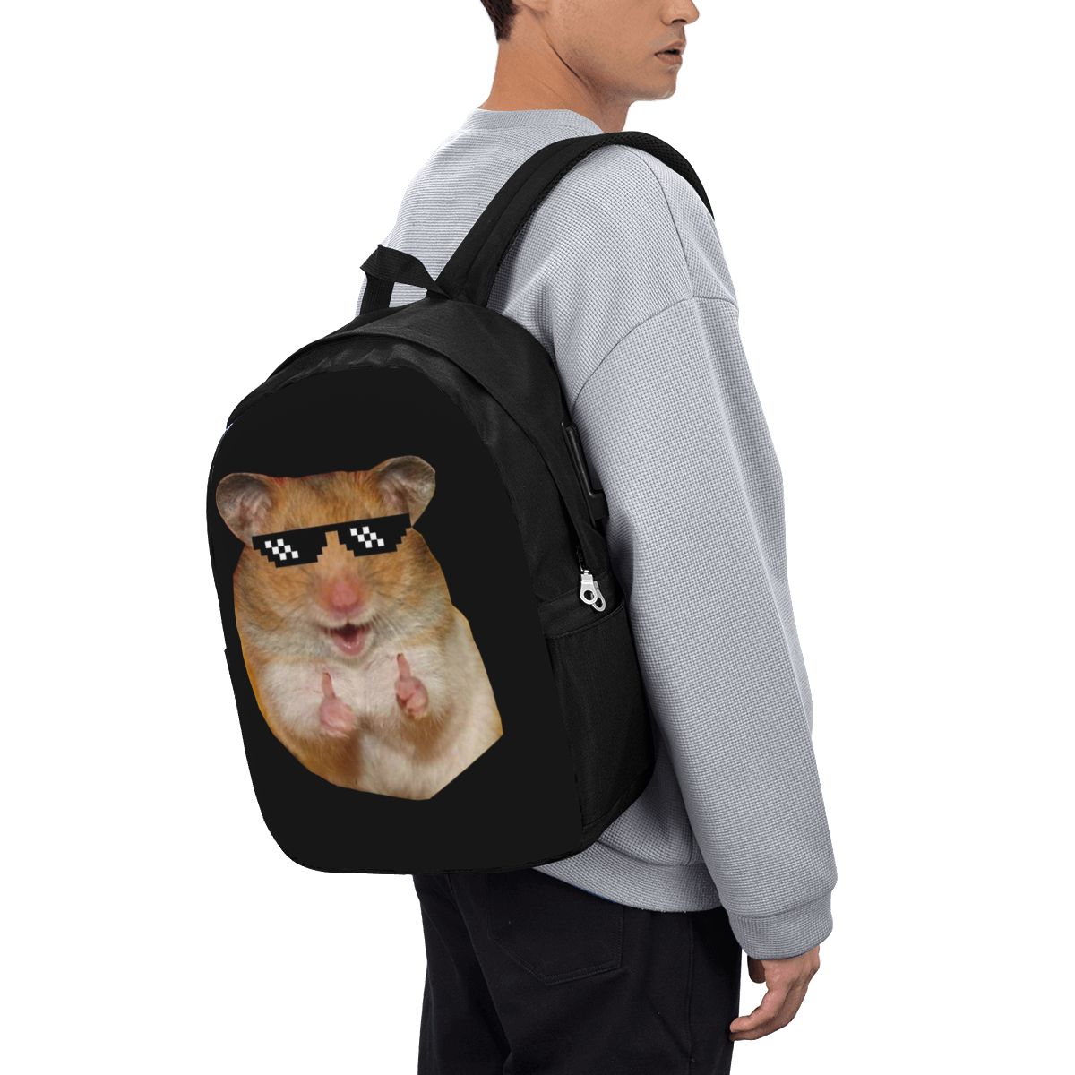 Funny Hamster Backpack Travel  - огляд і ціна Laptop Bag