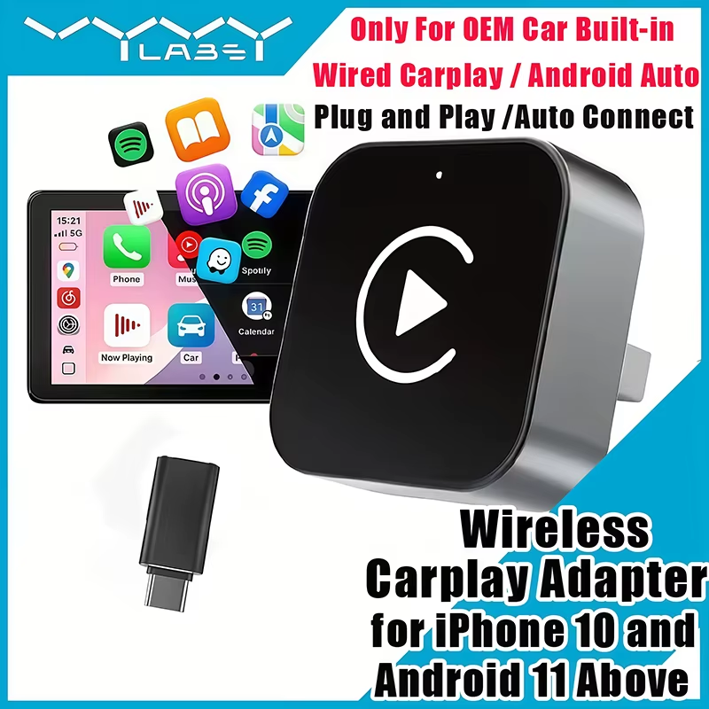 2-in-1 Wireless CarPlay Adapte - огляд і ціна Usb Hub
