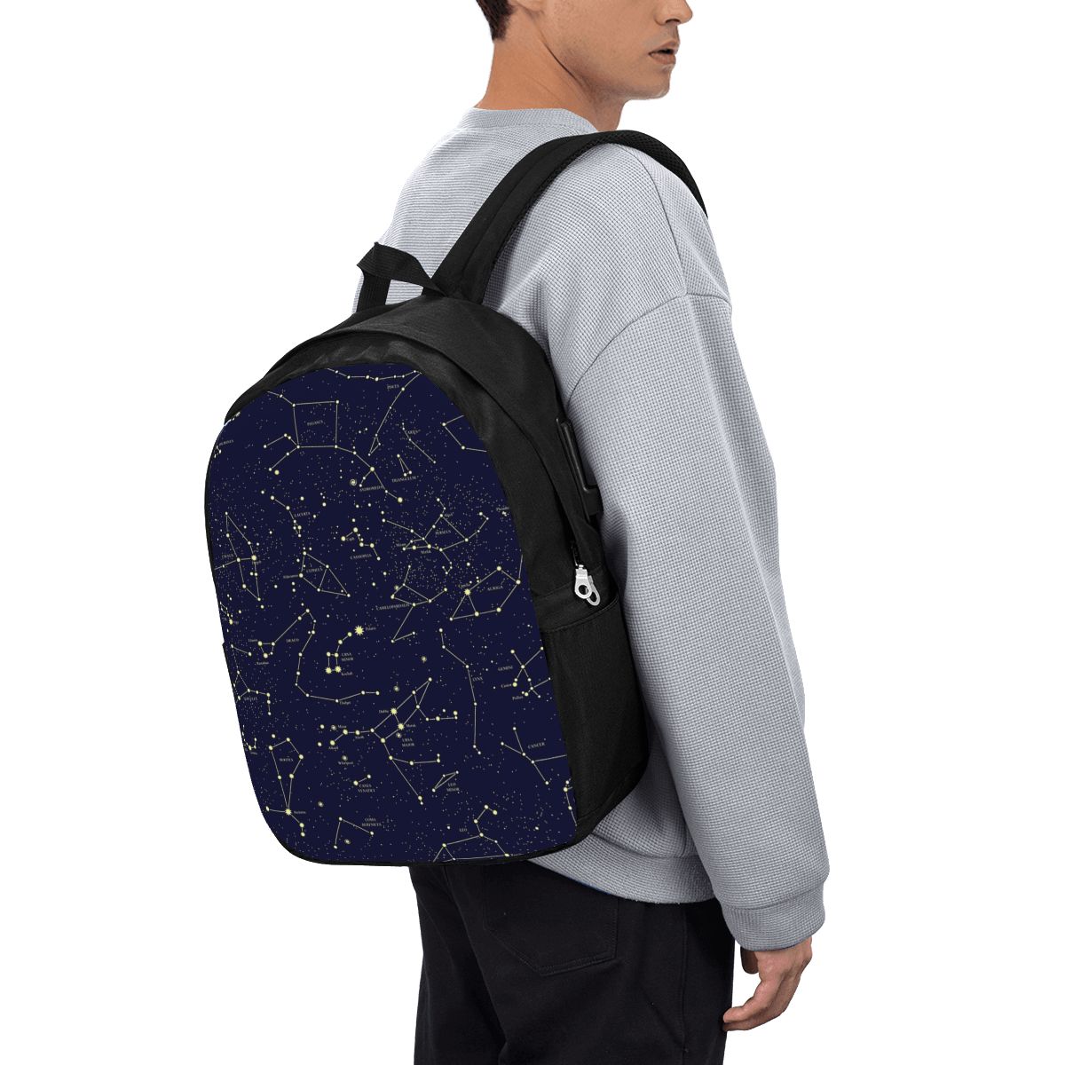 Night Sky Golden Celestial Sta - огляд і ціна Laptop Bag