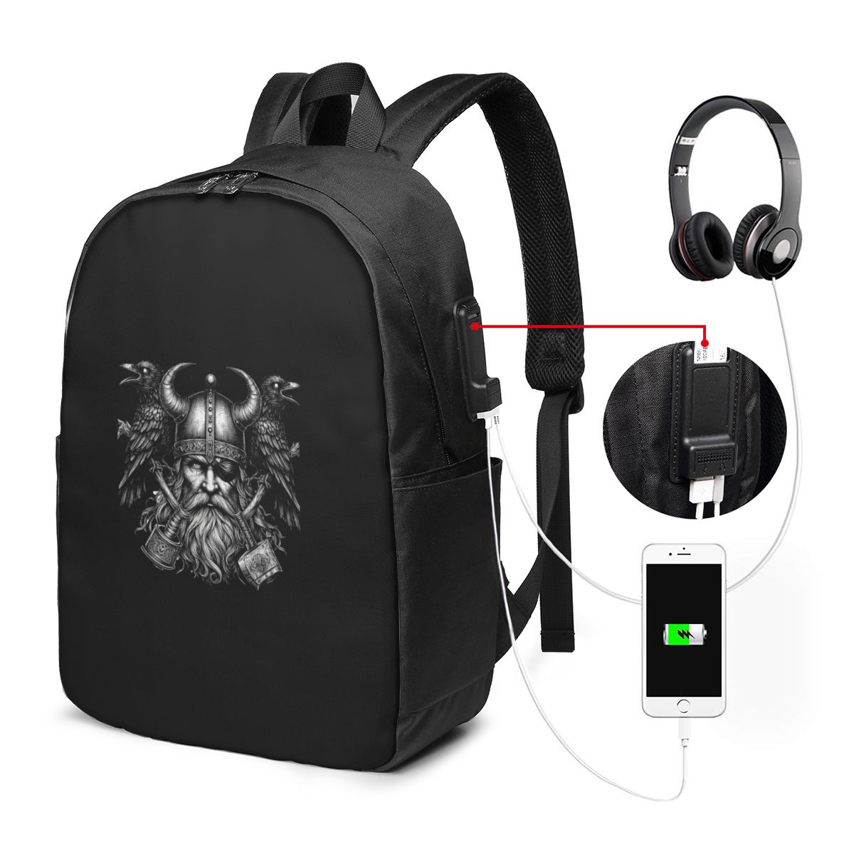 Odin Vikings Viking Legend Nor - огляд і ціна Laptop Bag