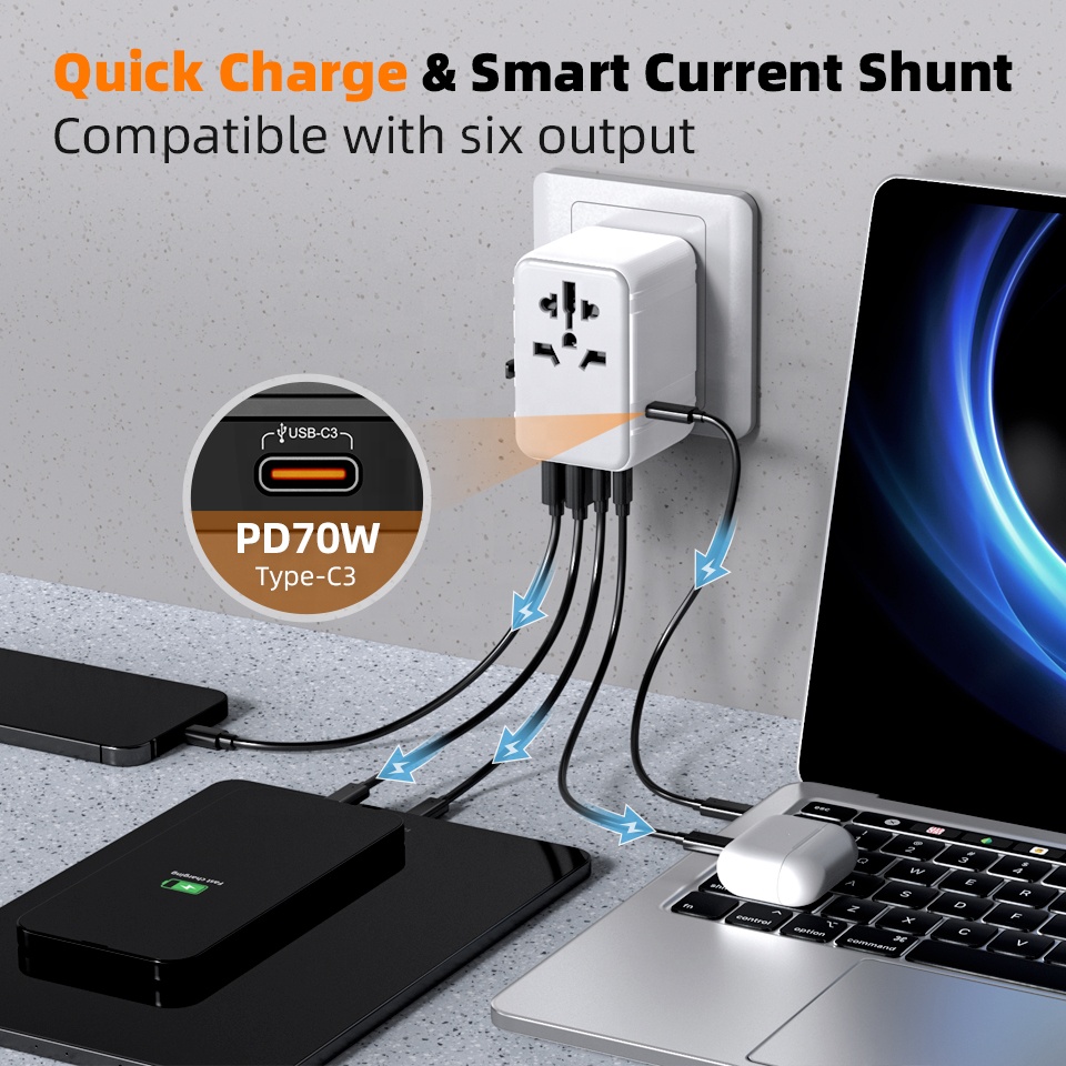 Universal Worldwide Wall Socke - огляд і ціна Laptop Charger