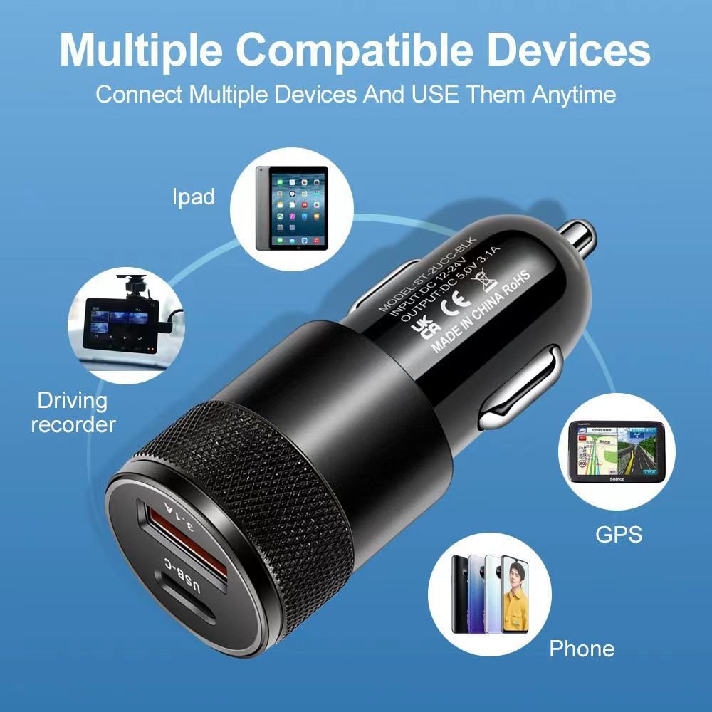 66W USB Car Charger Quick Char - огляд і ціна Laptop Charger